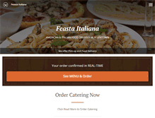 Tablet Screenshot of feastapizza.com